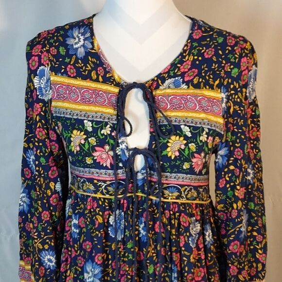 R. Vivimos Floral Boho Mini Dress - Picture 2 of 7